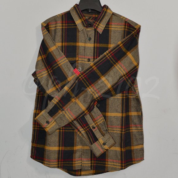 Orvis men Flannel Brown - Picture 7 of 9